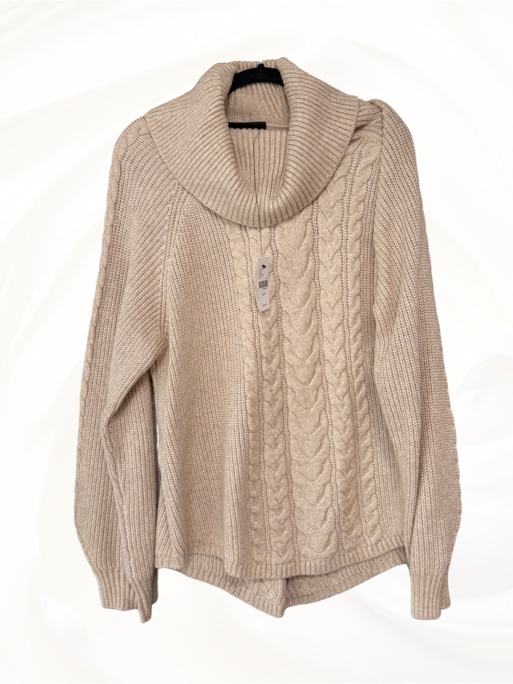 NWT lane Bryant cable knit cowl neck sweater size 22 size 24